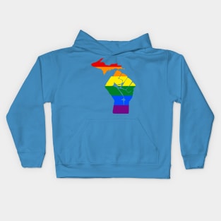 LGBTQ+ Michigan Revolution Kids Hoodie